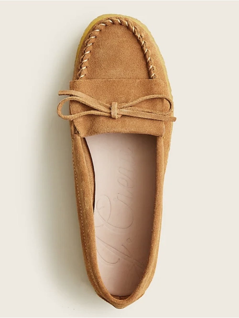 🥑Jcrew unlined suede moc toe driving shoes🥑